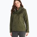 Дамско яке за трекинг Marmot Precip Eco green 46700