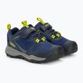 Детски туристически обувки KEEN Wanduro Low WP sky captain/evening primrose 4