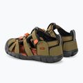 Детски сандали KEEN Seacamp II CNX dark olive/gold flame 3