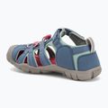 Младежки сандали KEEN Seacamp II CNX в коронено синьо/горещо розово 3