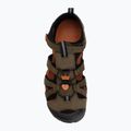 Юношески сандали KEEN Seacamp II CNX dark olive/gold flame 5