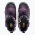 Младежки ботуши за сняг KEEN Puffrider WP black plum/daiquiri green 10