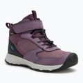 Детски туристически обувки KEEN Skua Mid WP JR black plum/plum perfect