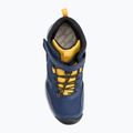 Детски туристически обувки KEEN Skua Mid WP JR naval academy/yolk yellow 5