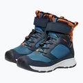 Детски ботуши за сняг KEEN Skua Winter WP sky captain/gold flame 10