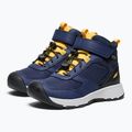 Детски туристически обувки KEEN Skua Mid WP navy academy/yolk yellow 2