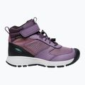 Детски туристически обувки KEEN Skua Mid WP black plum/plum perfect 9