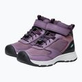 Детски туристически обувки KEEN Skua Mid WP black plum/plum perfect 10