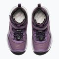 Детски туристически обувки KEEN Skua Mid WP black plum/plum perfect 12