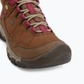 Дамски обувки за трекинг KEEN Targhee IV Mid Wp bison/beaujolais 7