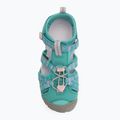Юношески сандали KEEN Seacamp II CNX bright aqua/giggle pink 5