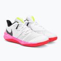 Обувки за волейбол Nike Zoom Hyperspeed Court SE бели/черни/яркочервени 4