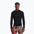 Мъжка блуза с дълъг ръкав за тренировка Under Armour Comp Mock UA Armour black/white