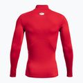 Мъжка тренировъчна блуза с дълъг ръкав Under Armour Comp Mock UA Armour red/white 2
