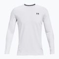 Мъжка блуза с дълъг ръкав за  тренировка Under Armour CG Armour Fitted Crew white/black