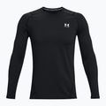 Мъжка блуза с дълъг ръкав за  тренировка Under Armour CG Armour Fitted Crew black/white