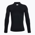 Блуза с дълъг ръкав за тренировка Under Armour Cg Armour Mock black/white 2
