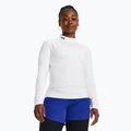 Дамска блуза с дълъг ръкав за тренировка Under Armour Authentics CG Mockneck white/black