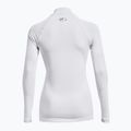 Дамска блуза с дълъг ръкав за тренировка Under Armour Authentics CG Mockneck white/black 8