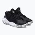 Детски баскетболни обувки Under Armour GS Jet '21 001 черен-бял UAR-3024794001-001-4.5 5