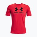 Under Armour UA Sportstyle Logo SS мъжка тениска за тренировки червена 1329590