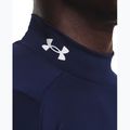 Мъжка блуза с дълъг ръкав за тренировка Under Armour Heat Gear Armour Comp Mock midnight navy/ white 4
