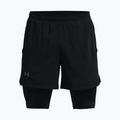 Мъжки къси панталони за бягане Under Armour Launch SW 5'' 2N1, черни 1372631