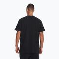 Мъжка тениска Under Armour Logo Emb Heavyweight black/white 3