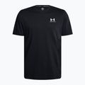 Мъжка тениска Under Armour Logo Emb Heavyweight black/white 5