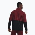 Мъжки суитшърт за тренировки Under Armour Pique Track черен и бордо 1366202 3
