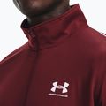 Мъжки суитшърт за тренировки Under Armour Pique Track черен и бордо 1366202 4