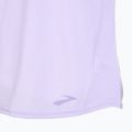 Дамска тениска за бягане Brooks Distance Graphic LS heather violet dash/stripe 4