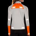 Дамски суитшърт за бягане Brooks Run Visible 1/2 Zip 2.0 ecru/fluoro flash/black 5