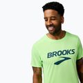 Мъжка тениска за бягане Brooks Distance 3.0 neo limeade/brooks logo 4