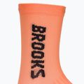 Чорапи за бягане Brooks Ghost Crew orange 3
