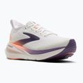 Дамски обувки за бягане Brooks Glycerin 23 white/mulled grape/clear