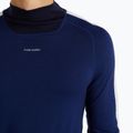 Мъжка термоактивна блуза icebreaker 200 Oasis Sonebula High Neck navy/royal navy/snow/cb 5