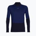 Мъжка термоактивна блуза icebreaker 200 Oasis Sonebula High Neck navy/royal navy/snow/cb 7
