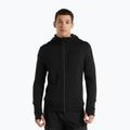 Мъжки потник Icebreaker Quantum III LS Zip Hood trekking black IB0A59JX0011