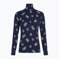 Дамски термоблуза icebreaker Merino 260 Vertex LS Half Z Falling Flakes midnight navy/ snow/j 7