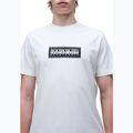 Мъжка тениска Napapijri S-Box Logo white heron 3