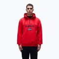 Мъжки суитчър Napapijri Burgee Half Zip Hooded 2.0 red goji