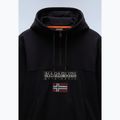 Мъжки суитшърт Napapijri Burgee Half Zip Hooded 2.0 black 041 7