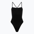 Дамски бански костюм от една част Hurley Solid Square Neck Moderate One Piece black