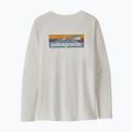 Дамска блуза с дълъг ръкав Patagonia Cap Cool Daily Graphic Shirt - Waters boardshort logo light plume grey/white 4