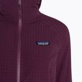 Дамско софтшел яке R2 TechFace Hoody night plum на Patagonia 3