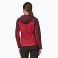 Дамско софтшел яке Patagonia R1 CrossStrata Hoody touring red 2