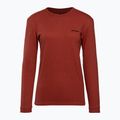 Дамска тениска за трекинг Patagonia P-6 Logo Responsibili-Tee LS burl red