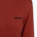Дамска тениска за трекинг Patagonia P-6 Logo Responsibili-Tee LS burl red 3