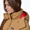 Памучна пухена парка на Patagonia за жени nest brown 5